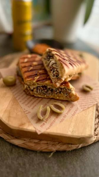 Sandwich à la viande hachée