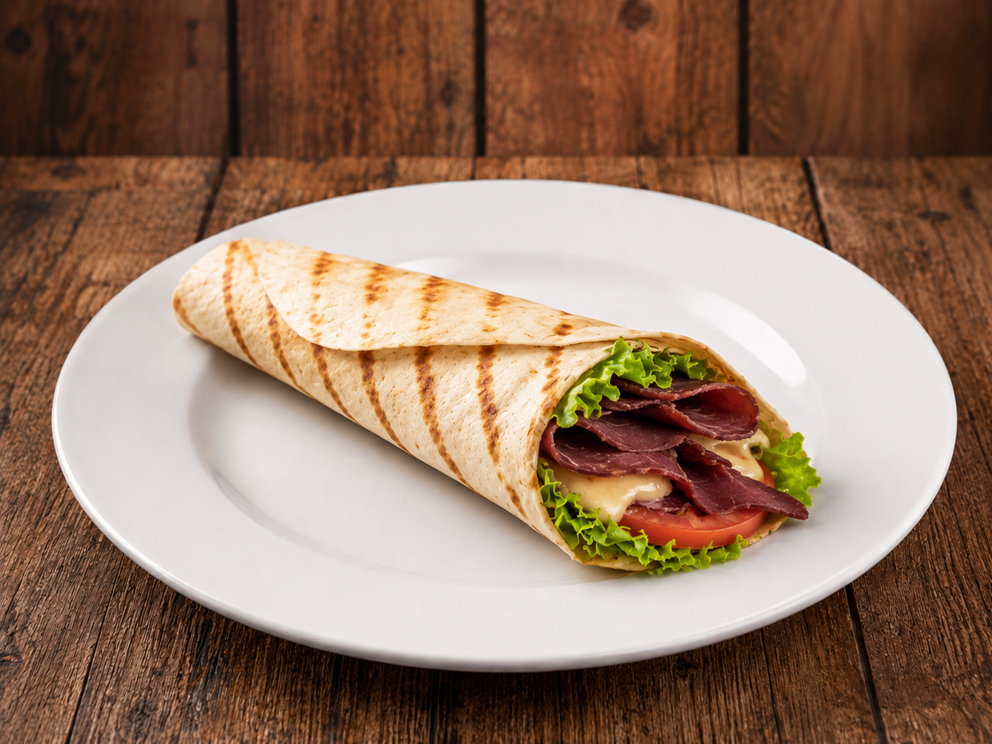 Wrap basturma et œuf