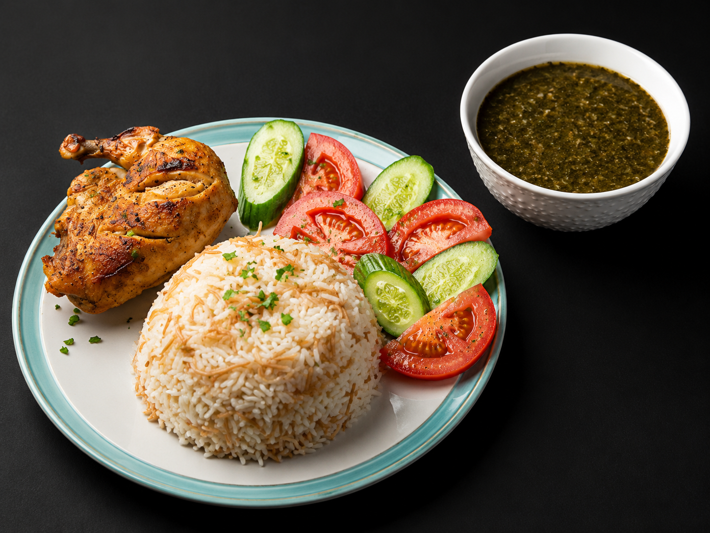 molokhia poulet riz