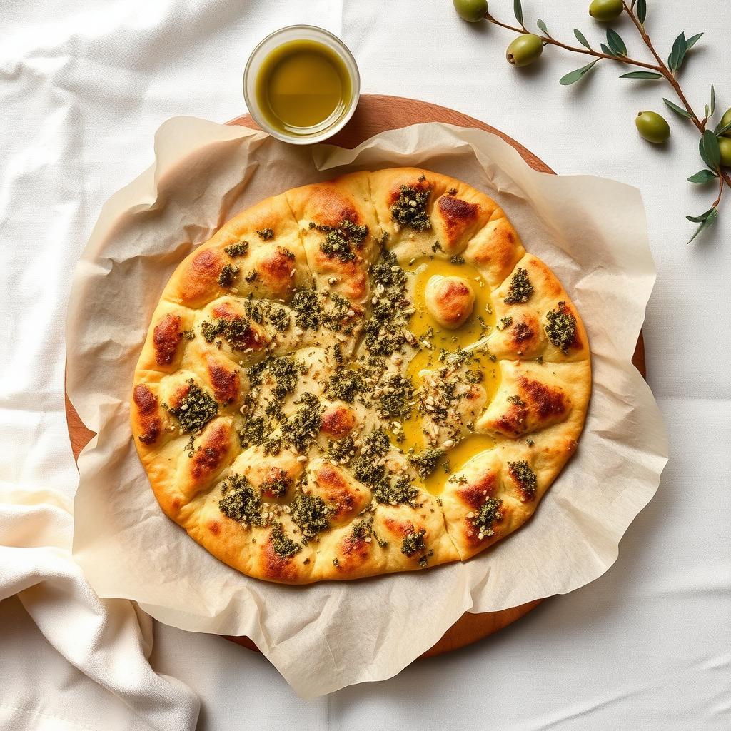 Manakish au zaatar